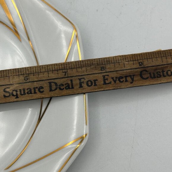 Ranmaru Gallery Octagonal White Gold Crystalline  2 Sets of 3 Pieces Japan - Picture 6 of 11